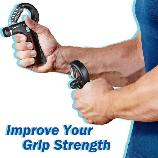 Hand Strengthener handgrips Training Guitar Exerciser, Rubber Hands Grippers, Adjustable Resistance - Image 4